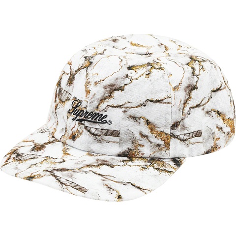 Supreme Marble 6-Panel - White