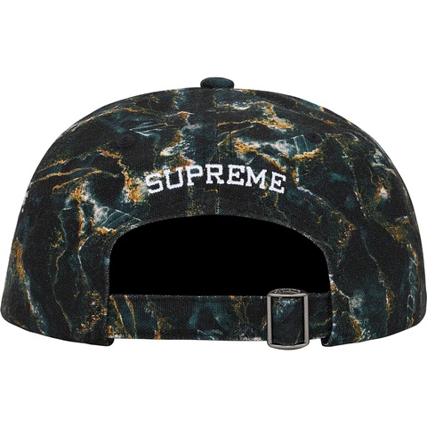 Supreme Marble 6-Panel - Black