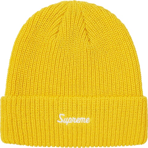 Supreme Loose Gauge Beanie - Yellow