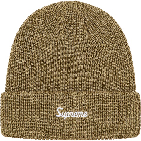 Supreme Loose Gauge Beanie - Light Olive
