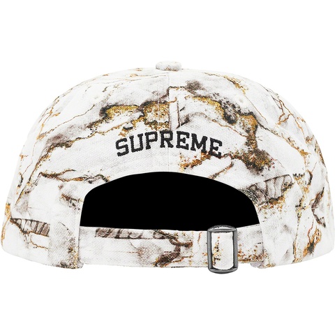 Supreme Marble 6-Panel - White
