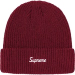 Supreme Loose Gauge Beanie (FW20) - Dark Magenta