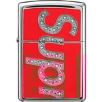 Supreme Swarovski Zippo (FW20) - Red