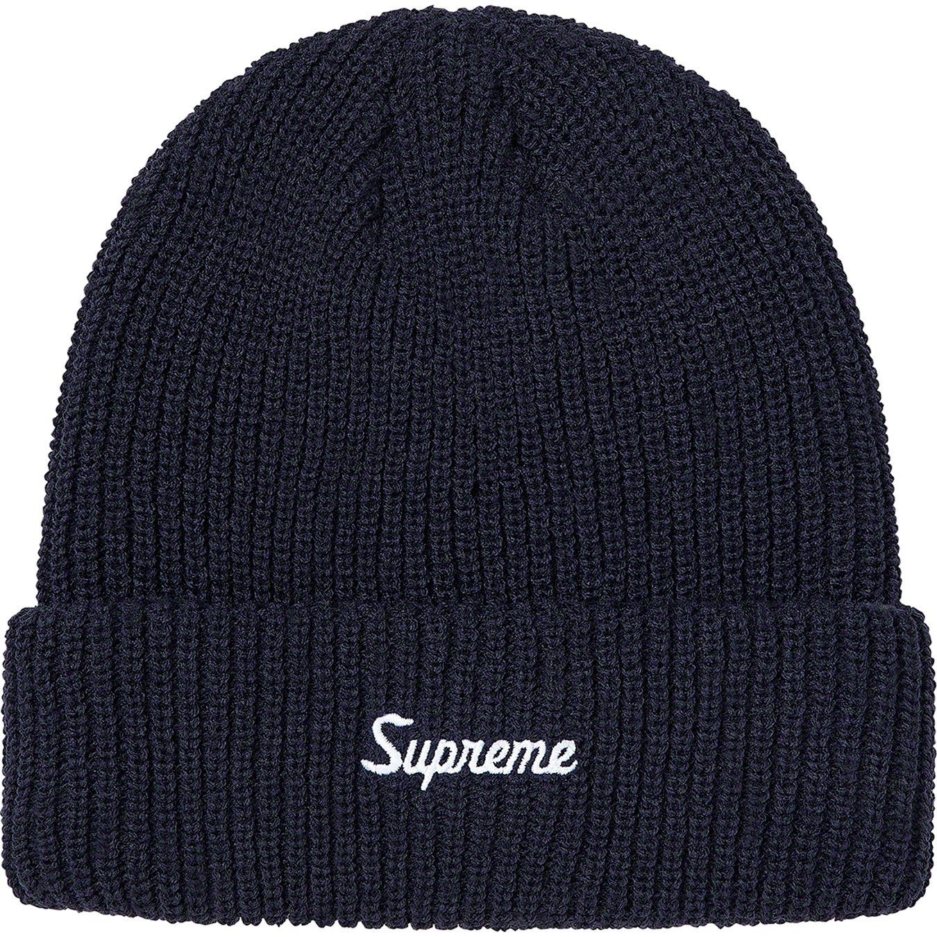 Supreme Loose Gauge Beanie (FW20) - Navy - $34
