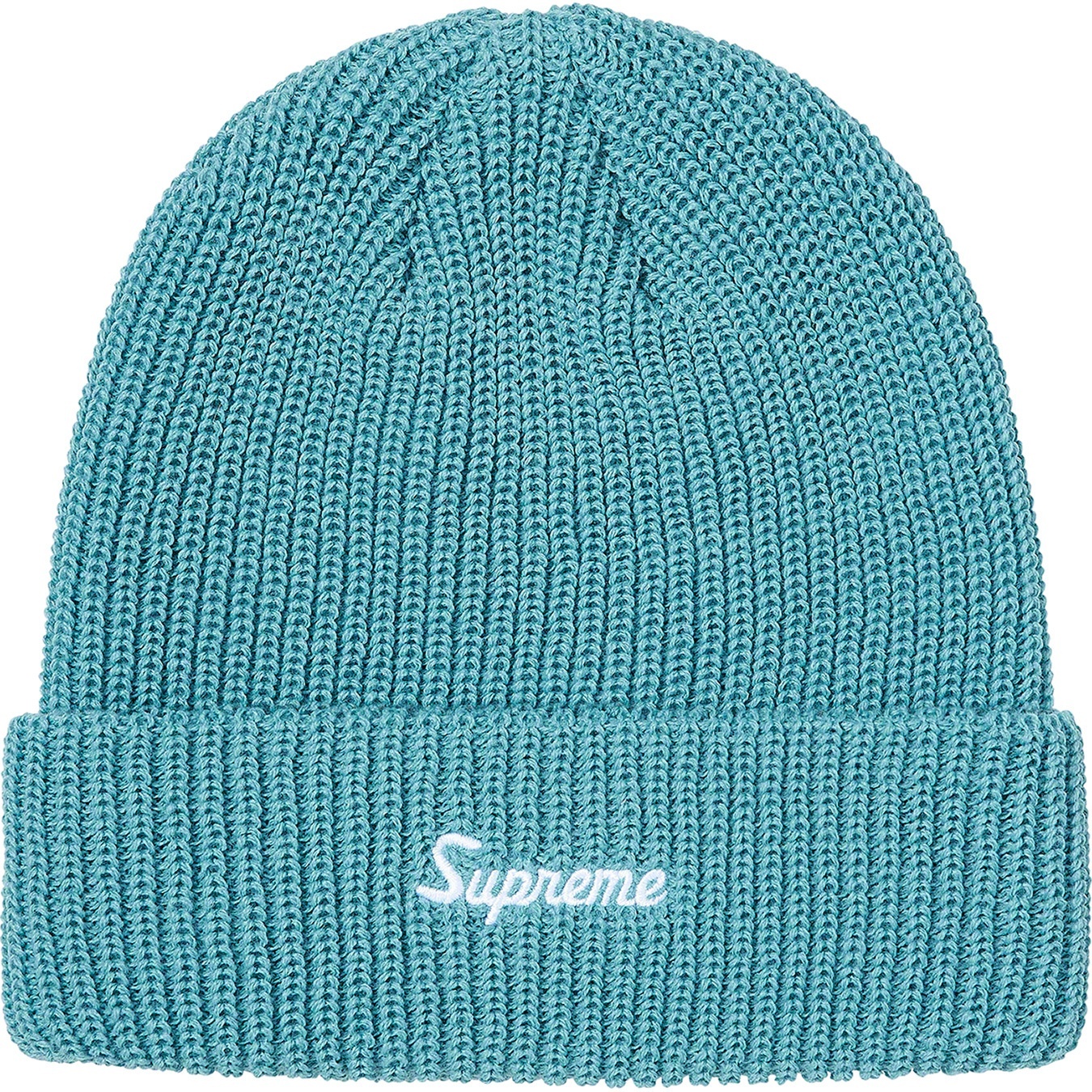 Supreme Loose Gauge Beanie (FW20) - Aqua - $34