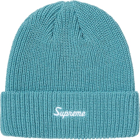Supreme Loose Gauge Beanie - Aqua