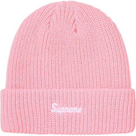 Supreme Loose Gauge Beanie - Pink