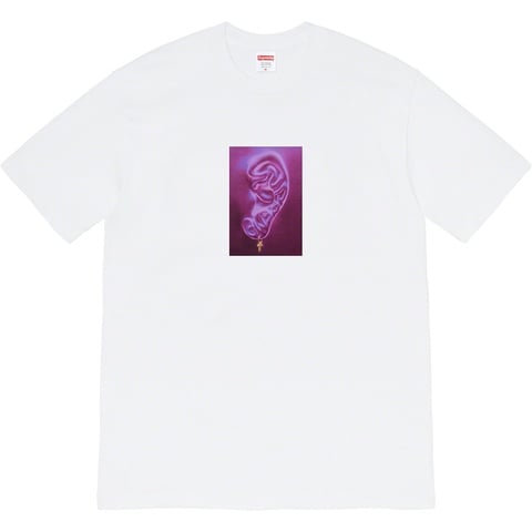 Supreme Ear Tee - White