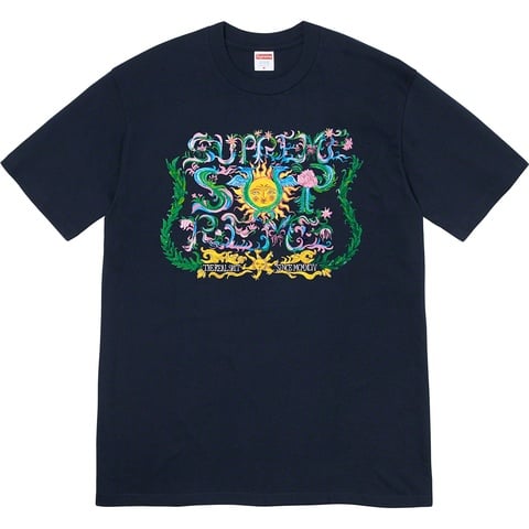 む*お様 Supreme Crest Tee Navy Mサイズ 中古・古着通販】SUPREME (シュプリーム) Crest Tee ネイビー サイズ:L