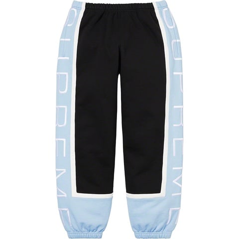 Supreme Paneled Sweatpant - Black