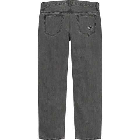 Supreme Regular Jean - Washed Black