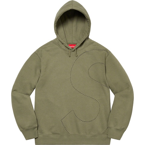 Laser Cut S Logo Hooded Sweatshirt - Supreme