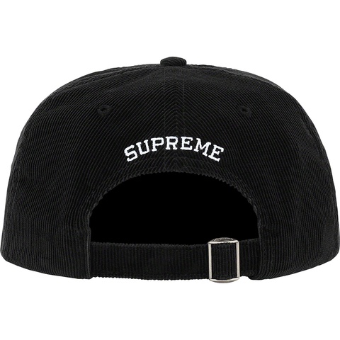 Fine Wale Corduroy S Logo 6-Panel - Supreme