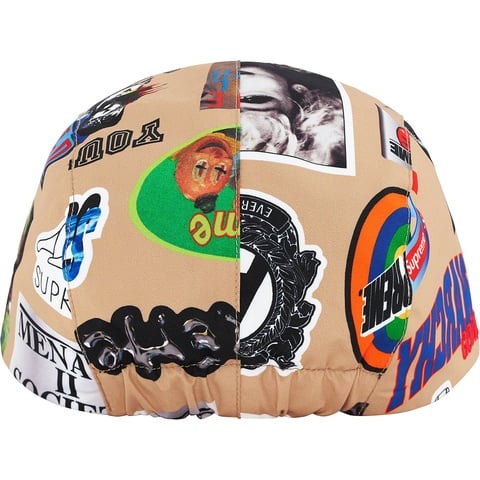 Supreme GORE-TEX Long Bill Camp Cap - Tan Stickers