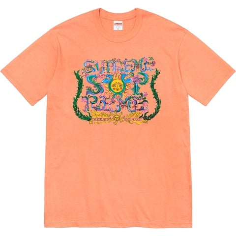 Supreme Crest Tee - Peach