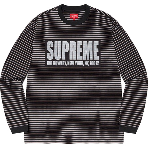 Thin Stripe L/S Top - spring/summer 2021 - Supreme