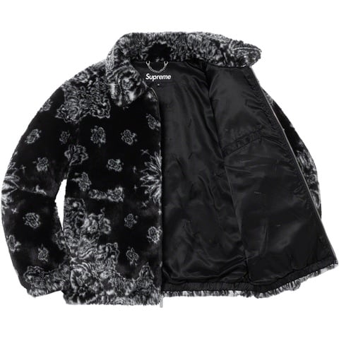 Bandana Faux Fur Bomber Jacket - Supreme