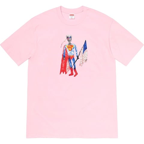 Supreme Skeleton Tee - Light Pink
