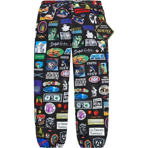 Supreme GORE-TEX Stickers Pant - Black