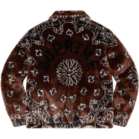 Bandana Faux Fur Bomber Jacket - Supreme Bandana Faux Fur Bomber Jacket - Supreme