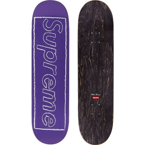 KAWS Chalk Logo Skateboard - spring/summer 2021 - Supreme