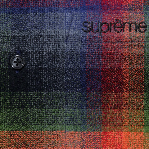 Supreme Plaid Flannel Shirt - Multicolor