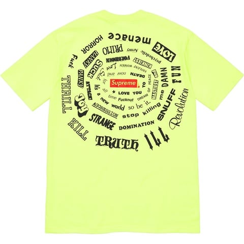 Weirdo Dave Spiral Tee - spring/summer 2021 - Supreme