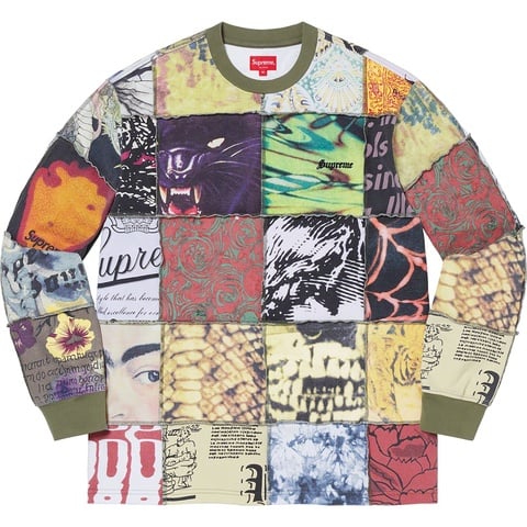 Mosaic Patchwork L/S Top - spring/summer 2021 - Supreme