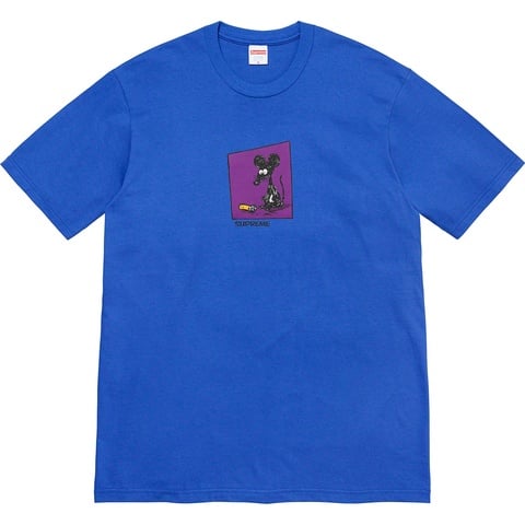 Supreme Mouse Tee - Royal