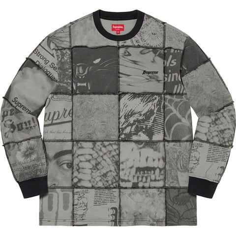 Mosaic Patchwork L/S Top - spring/summer 2021 - Supreme