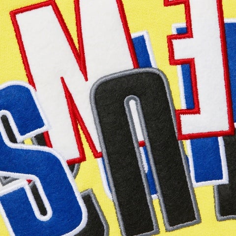 Supreme Stacked Crewneck - Light Lemon