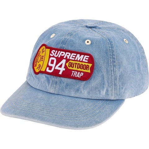 Supreme Shell Patch 6-Panel - Denim