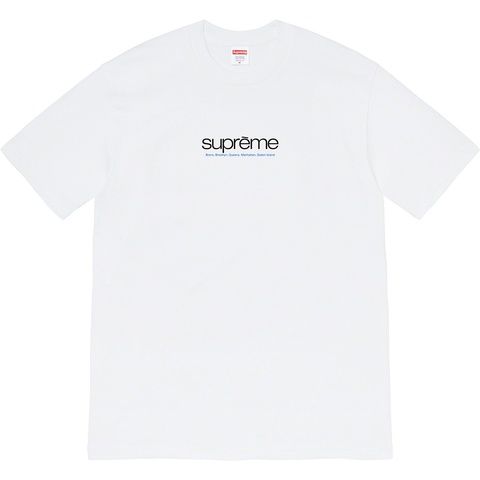 Supreme Five Boroughs Tee - White