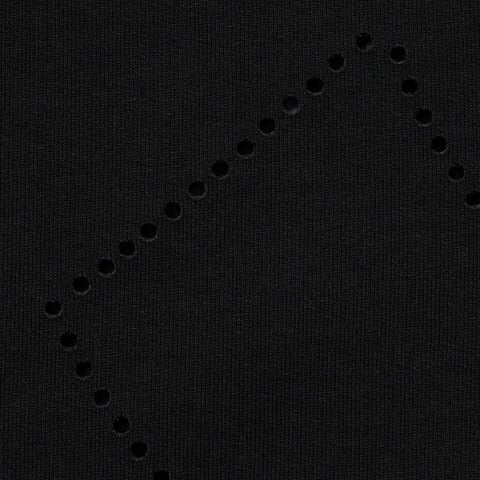 Supreme Laser Cut S Logo Hooded Sweatshirt - Black