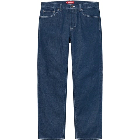 Supreme Regular Jean - Rinsed Blue