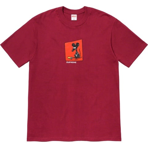 Supreme Mouse Tee - Cardinal