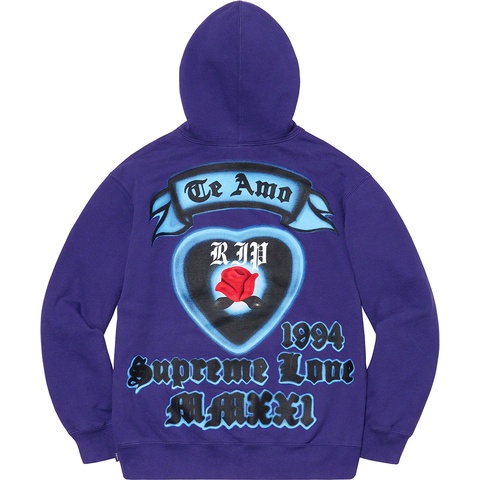 Supreme Love Hooded Sweatshirt - Supreme