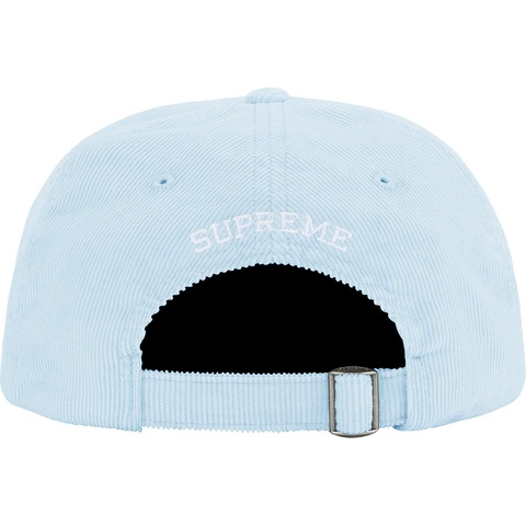 Supreme Fine Wale Corduroy S Logo 6-Panel - Light Blue