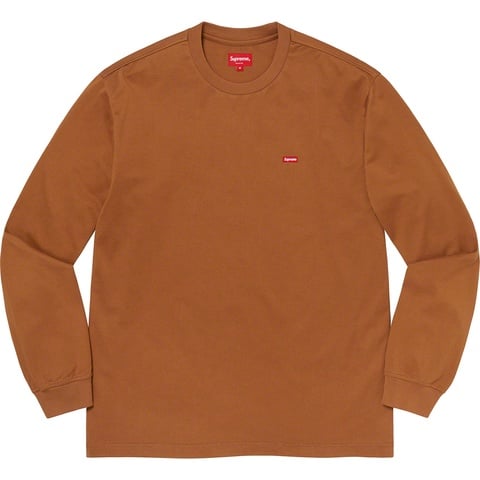 Supreme Small Box L/S Tee - Rust