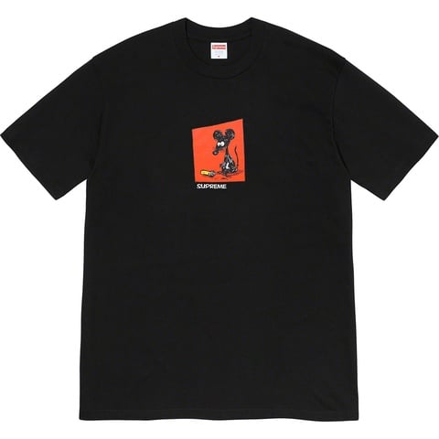 Supreme Mouse Tee - Black
