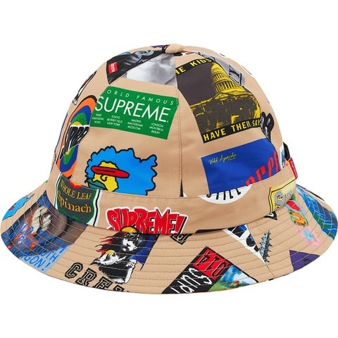 Supreme GORE-TEX Bell Hat - Tan Stickers