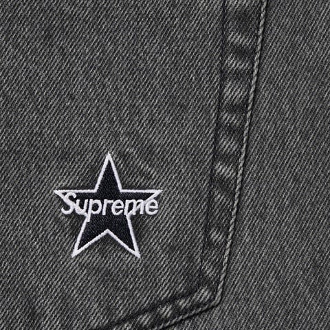 Supreme Regular Jean - Washed Black