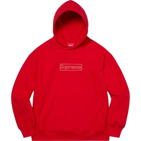 KAWS Chalk Logo Hooded Sweatshirt - Supreme