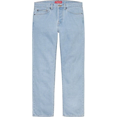 Supreme Stone Washed Slim Jean - Stone Washed Indigo