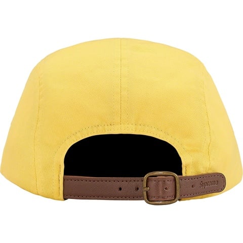 Supreme Washed Chino Twill Camp Cap - Light Yellow