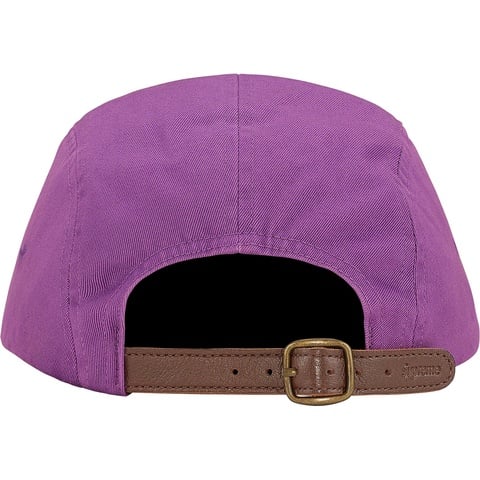 Supreme Washed Chino Twill Camp Cap - Light Purple