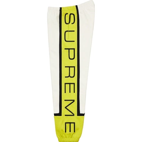 Supreme Paneled Sweatpant - White