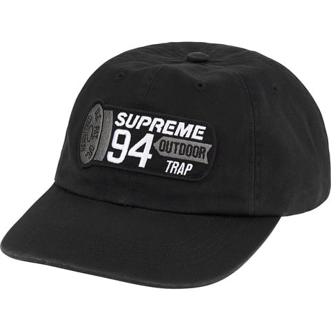 Supreme Shell Patch 6-Panel - Black
