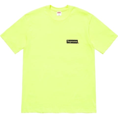 Supreme Spiral Tee - Bright Yellow