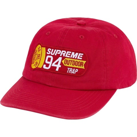 Supreme Shell Patch 6-Panel - Red
